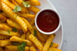 Overhead Shot example - flat-lay food photography