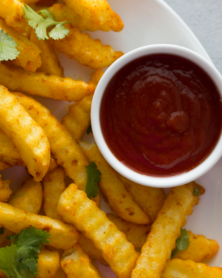 Overhead Shot example - flat-lay food photography